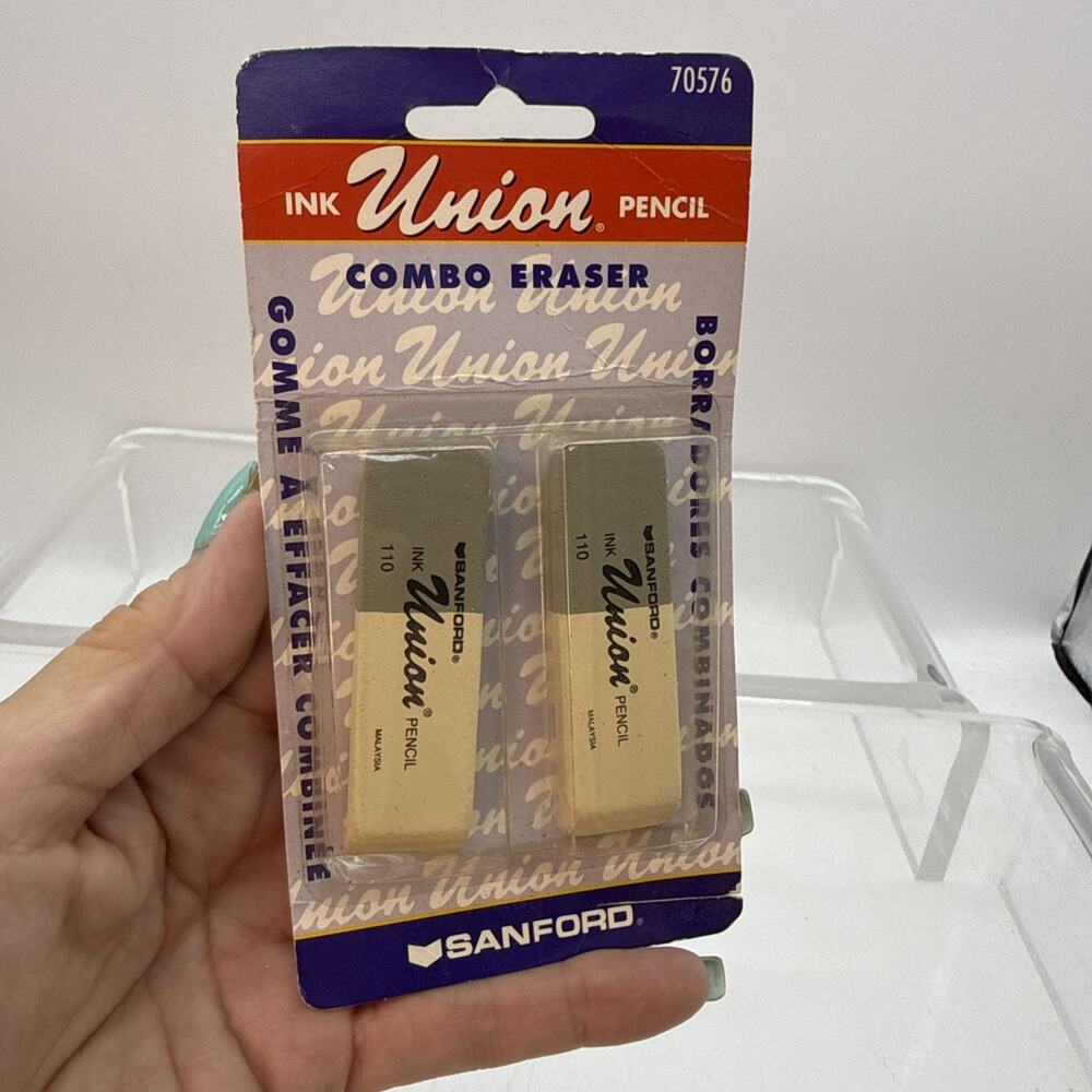 NEW SEALED Vintage Sanford Union 110 Ink/Pencil Eraser 02909